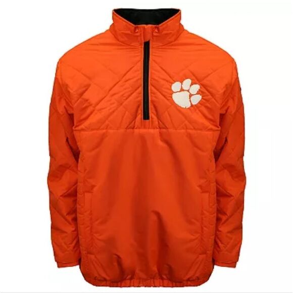 NWT Franchise Club Clemson Tigers Clima Quarter-Zip Jacket Unisex Medium - Picture 1 of 7
